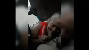 Grandma rose sucking my dick after few shots lol