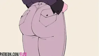 Hentai girl fucks magic dildo