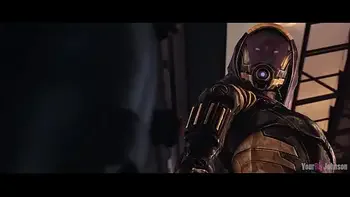 Tali becomes Curious about EDI's huge cock, Pt.1 / Tali fica curioso sobre o enorme pau de EDI, Pt. 1