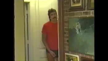 Frank James masturbating with purple passion