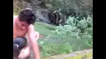 Cojiendo al aire libre