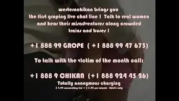 Hot blonde gets groped