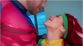 New X-men Movie Premiere! Gambit Drilling Rogues Pussy And Throat! Filoufitt And Zoey Di Giacomo