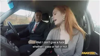 Cute Redhead Ella Hughes Is Creampied By Examiner