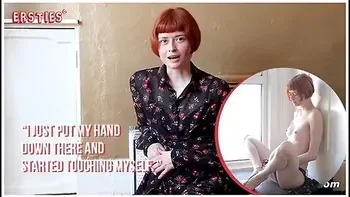 Hot Redhead Films Her First Solo Video