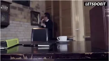 Blonde Milf Sophie Logan Hardcore Sex With The Boss At The Office