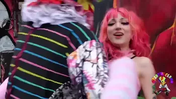 Fucking gothic chick after rock concert