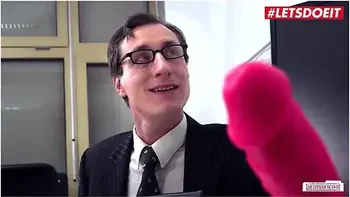 Horny Secretary Victoria Pure Cant Stay Away From Cock