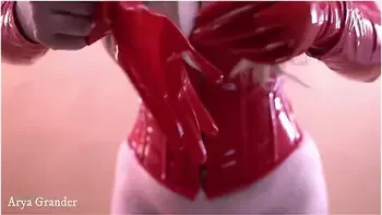 Short Red Latex Rubber Gloves Fetish. Full Hd Romantic Slow Video Of Kinky Dreams. Topless Girl