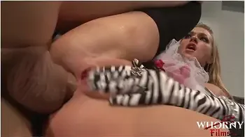 Luxury Girl In Hot Blonde Milf Getting Her Tight Ass Fucked Hard By A Young Stud