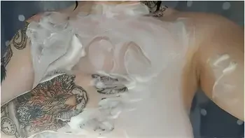 Shower Booby Rub And Wash Down! Twitter Thank You