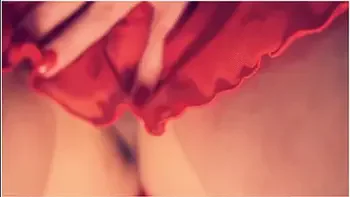 Wet Red Viewed From Below - Milky Rain From Above, Squirting On My Camera