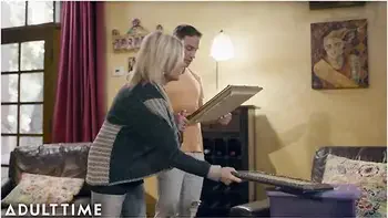 Mature Payton Hall & The Stud Next Door