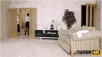 Student 18+ Brings Chemistry Tutor A Cake And Fucks Her Instead With Blue Wave And Martin Spell