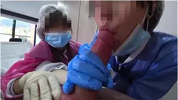 Two Nurses Decided To Try Out My New Dick In Practice