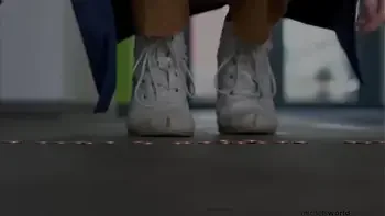 slave with big natural breasts in public