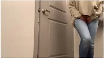 Wetting In Jeans Always Feels Better Ebony Pee Desperation