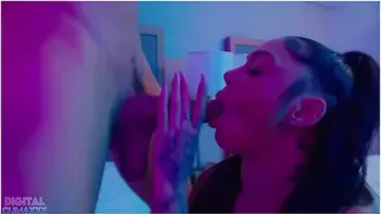 Thick Afro-latina Baddie Honey Tsunami Enjoying Monster Bbc