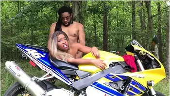 Don Whoe Drills Nina Rivera S Tight Pussy On His Motorcyle Outdoor Thick Ebony All Natural