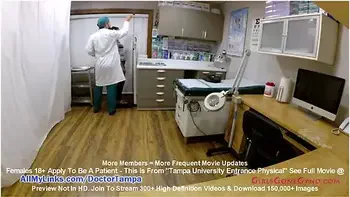 Ebony Cutie Minnie Rose Gets Gyno Exam Captured On Cameras By