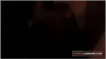 African ***-In-Laws secret romantic shower lesbian sex while alone in the house