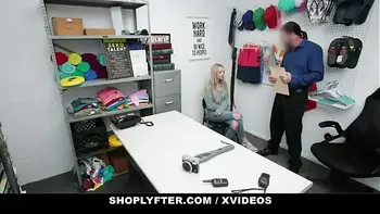Shoplifter Lily Larimar Begs for Her Freedom & Is to Get on Her Knees
