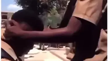 South African Boy teens 18+ Teasing Blowjob In School