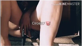 Squirt In Outdoor Flooded Pussy Dildo And Domi Lovense