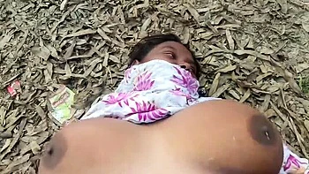 Desi Bhabhi Outdoor Anal Fuck with Huge Boobs and Big Ass