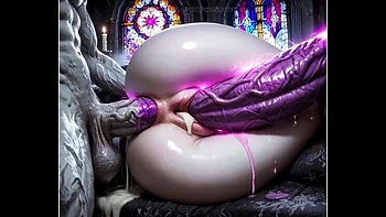 AI Dungeon Sluts 66: Elizabeth Vampire Queen Part 5 - Blonde Teen Gets DPed by Monster Cock