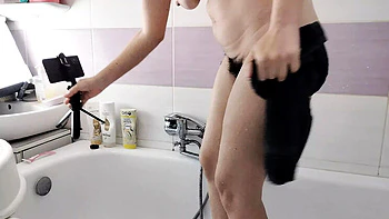 Hairy Latina Wife Shaves Pussy Solo - Big Tits & Ass Amateur MILF