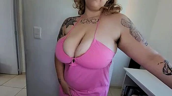 Huge Tits Blonde MILF Catches Bus With You - Amateur Roleplay