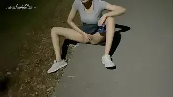 Petite teen risky public squirting.