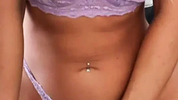 POV Fingering Teen with Big Natural Tits Masturbating to Orgasm at Home