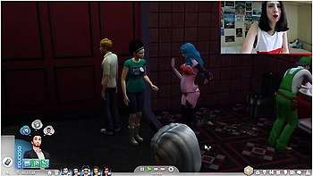 Gamer Girl, Mia Khalifa And Johnny Sins - The Sims 4