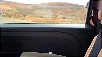 Public Blowjob To A Stranger Exhibitionist Jerks And Sucks A Passerby In The Street