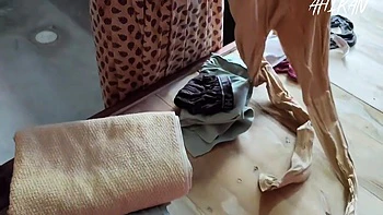 Indian Girl Folding Clothes In Her Bedroom And Porn Sex With Her Husband. Review Ass And Vagina