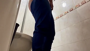 Perverted Camera In Public Bathroom Recording
