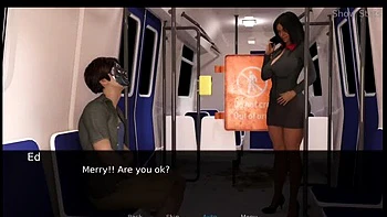 Merry Hot Wife Stuck in Elevator with Ben - Group Sex Adventure in 4K