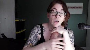 Lily O'riley Tries Realistic Titan Xlong Dildo - Redhead MILF Solo Review