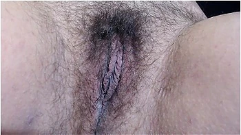 Closeup Bush Spread Pussy Gaping