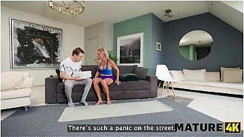 Russian Milf Thought It Was The End Of The World, So She Craved A Cumshot