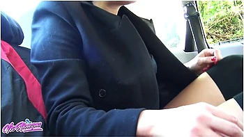 I Masturbate In My Car, People Around, And Squirt Outside Next To The Road