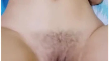 Creamy Hairy Pussy Getting Loaded With A Cum Inside - Hot 18yo Italian Girl Missionary Position