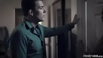 Stepmom gives stepson a handjob