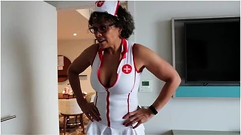 Nurse Comes To See Patient In His Room