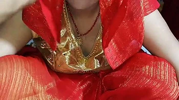 Indian Village House Wife Bedroom Fucking With Step Brother - Tight Pussy Creampie Blowjob