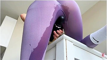 My Pussy Doesnt Give The Creaky Table Any Rest And Rubs Against It For A Year