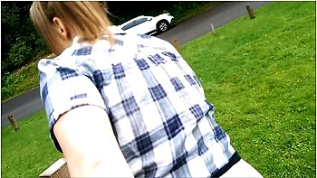 Risky Roadside Public Fuck & Cum Gargle