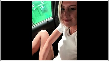 Leonie Pur - Omg So Risky! Fingered My Tight Pussy To Orgasm In Public Parking Garage